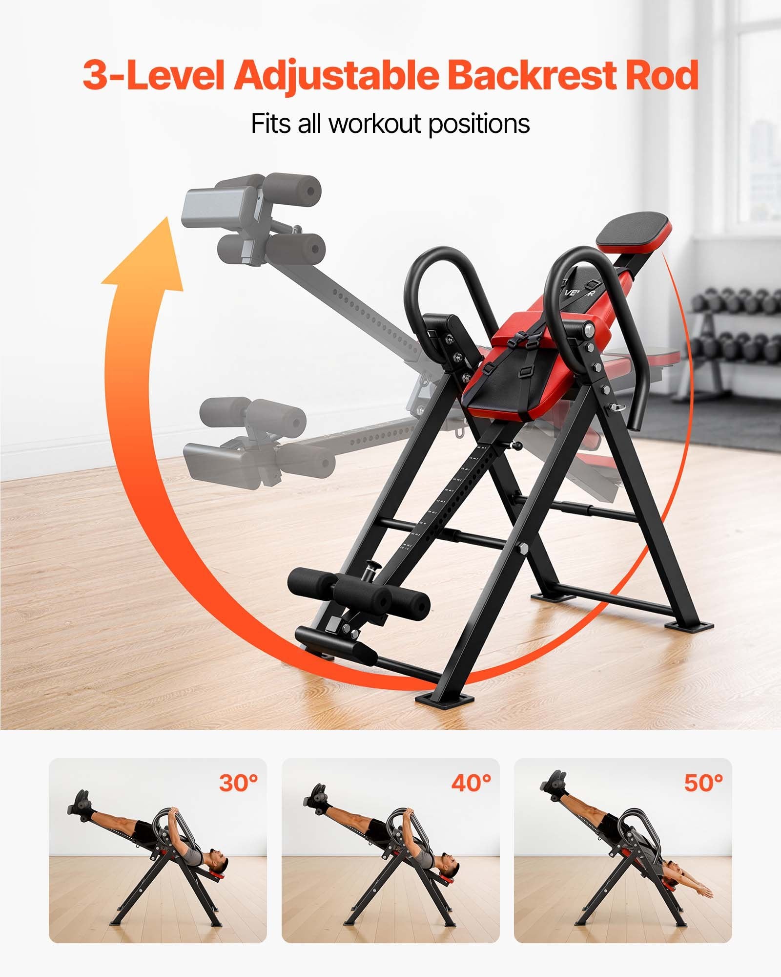 Inversinis stalas VEVOR QD002B, 136 kg apkrova