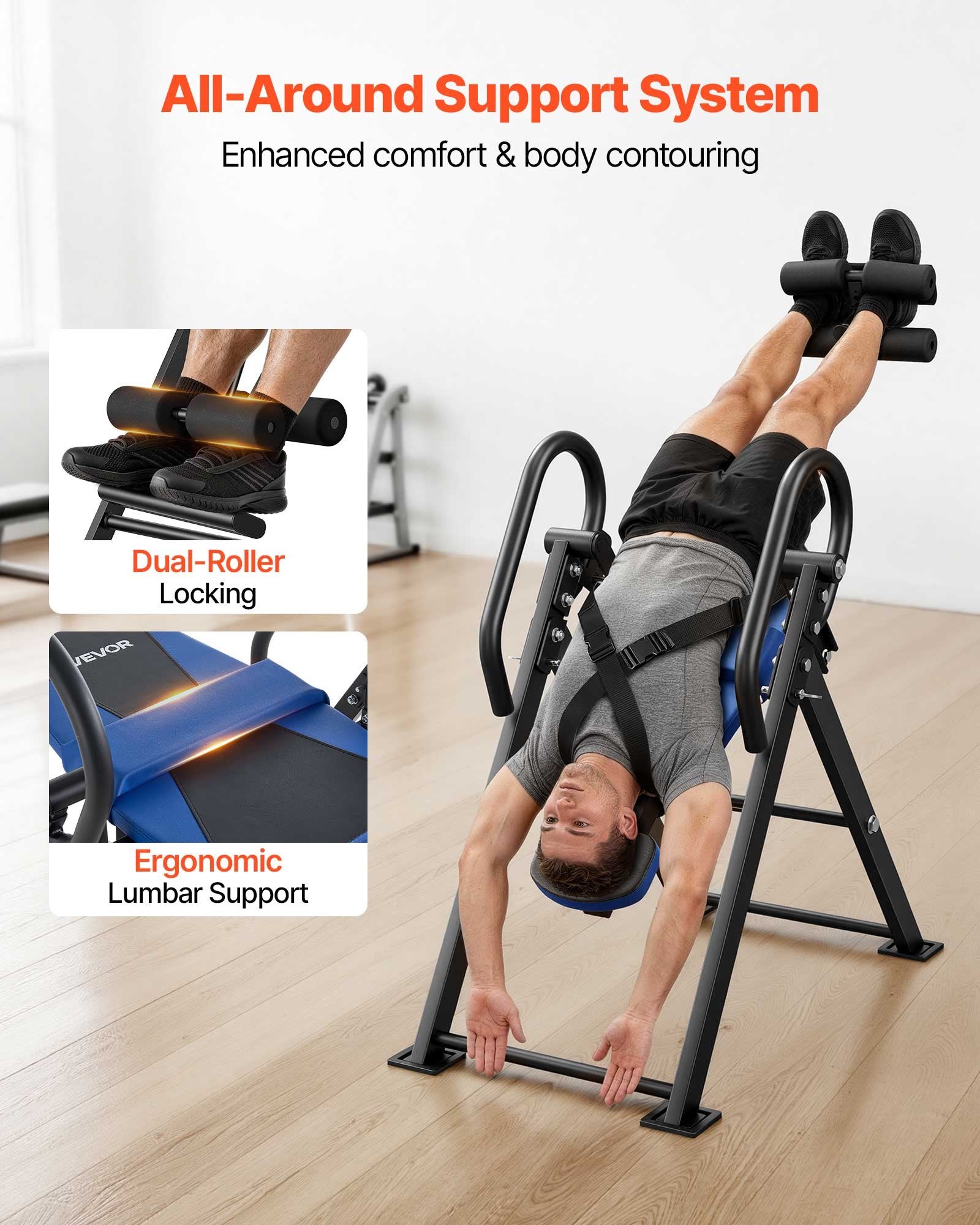 Inversinis stalas VEVOR QD002C, 136 kg keliamoji galia