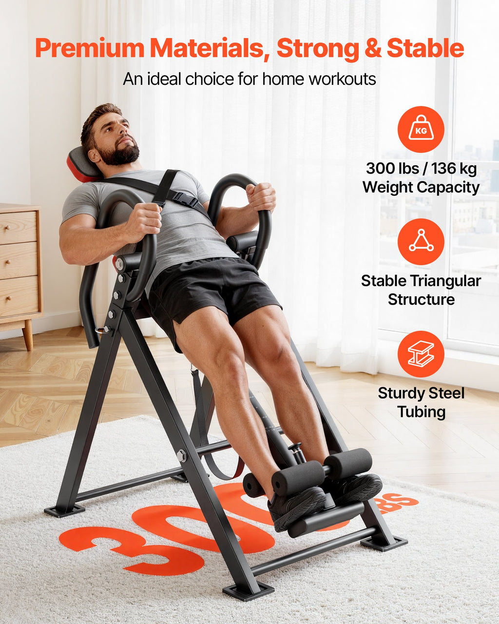 Inversinis stalas VEVOR QD002A, 136 kg apkrova