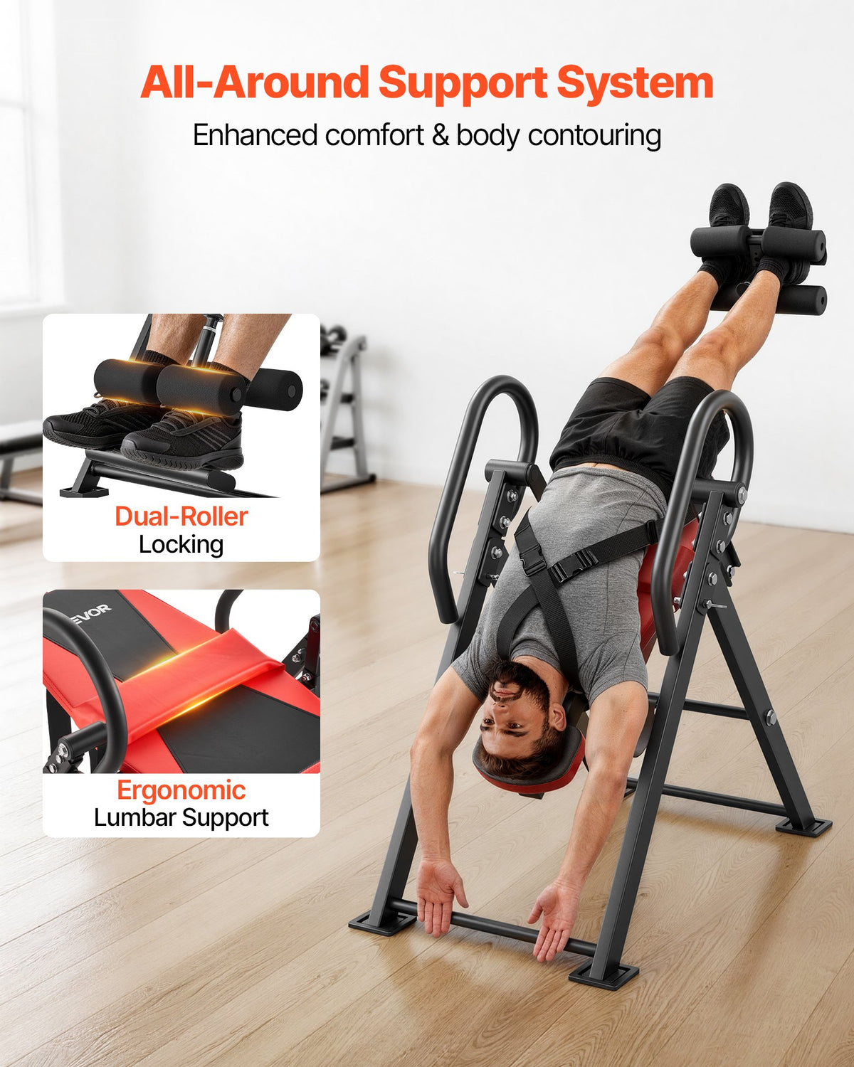 Inversinis stalas VEVOR QD002A, 136 kg apkrova