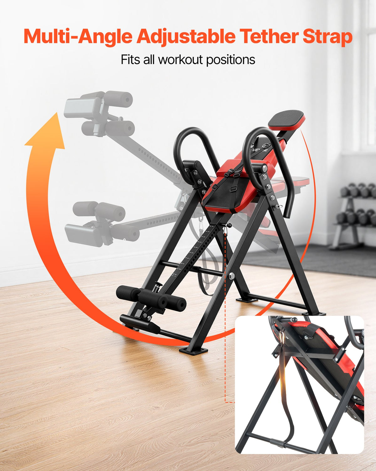 Inversinis stalas VEVOR QD002A, 136 kg apkrova