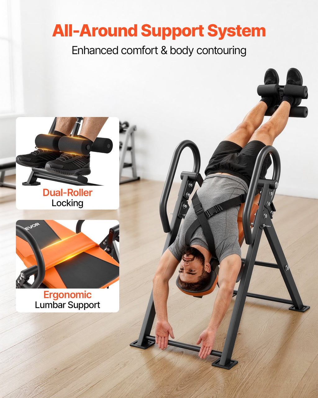 Inversinis stalas VEVOR QD002A, 136 kg apkrova