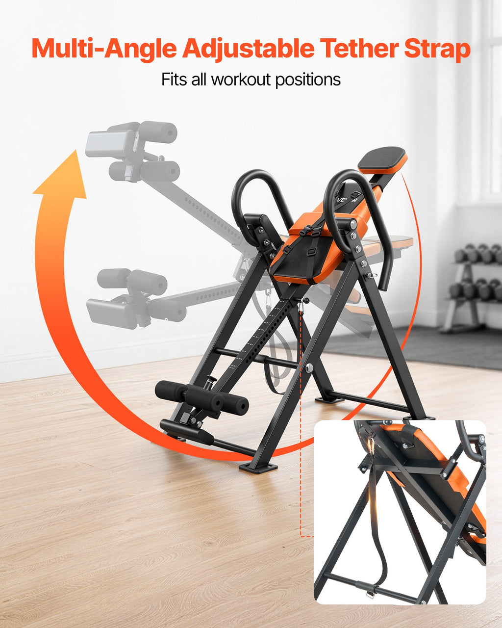 Inversinis stalas VEVOR QD002A, 136 kg apkrova