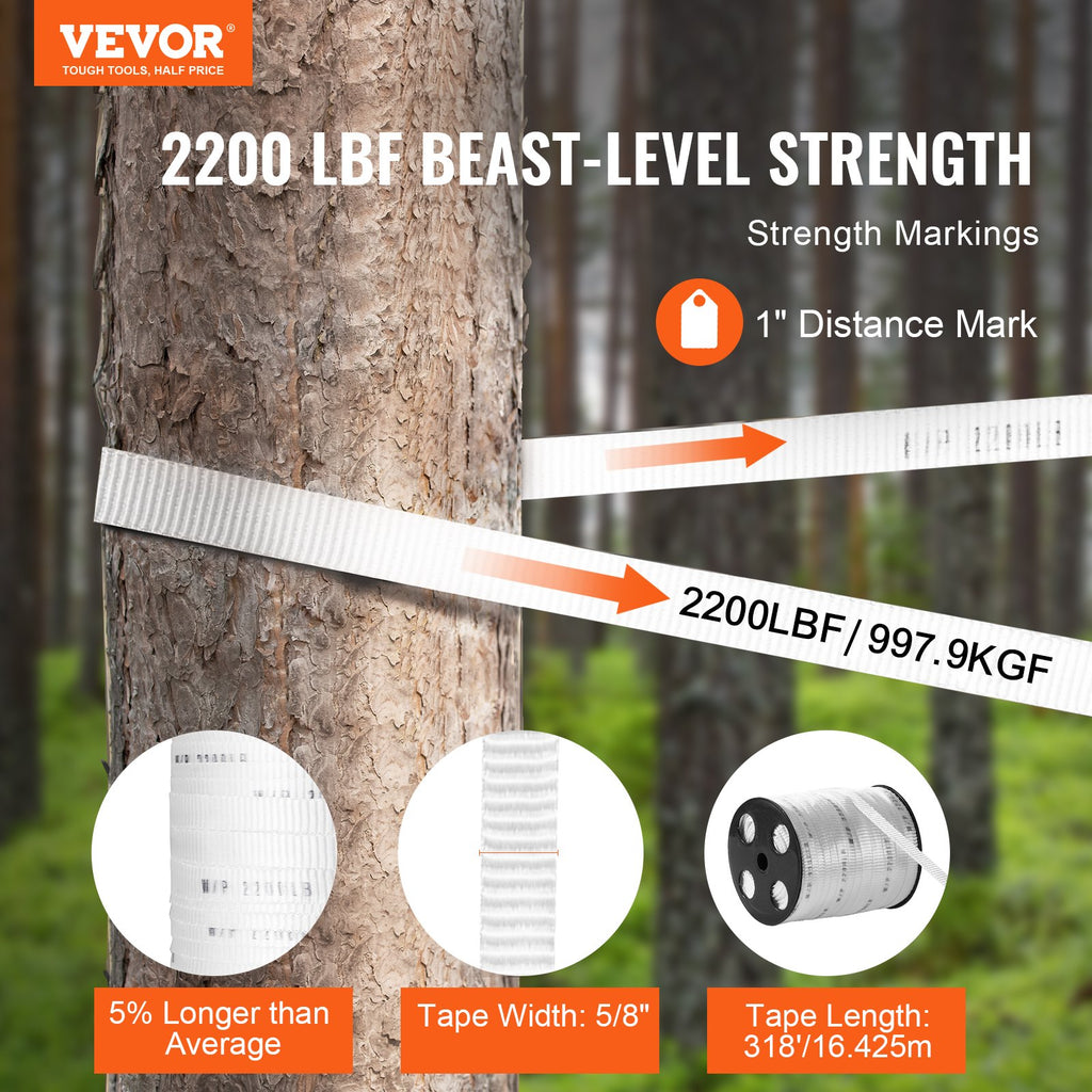 Poliesterio traukimo juosta VEVOR 97M159M0R9, 998 kg tempimo jėga