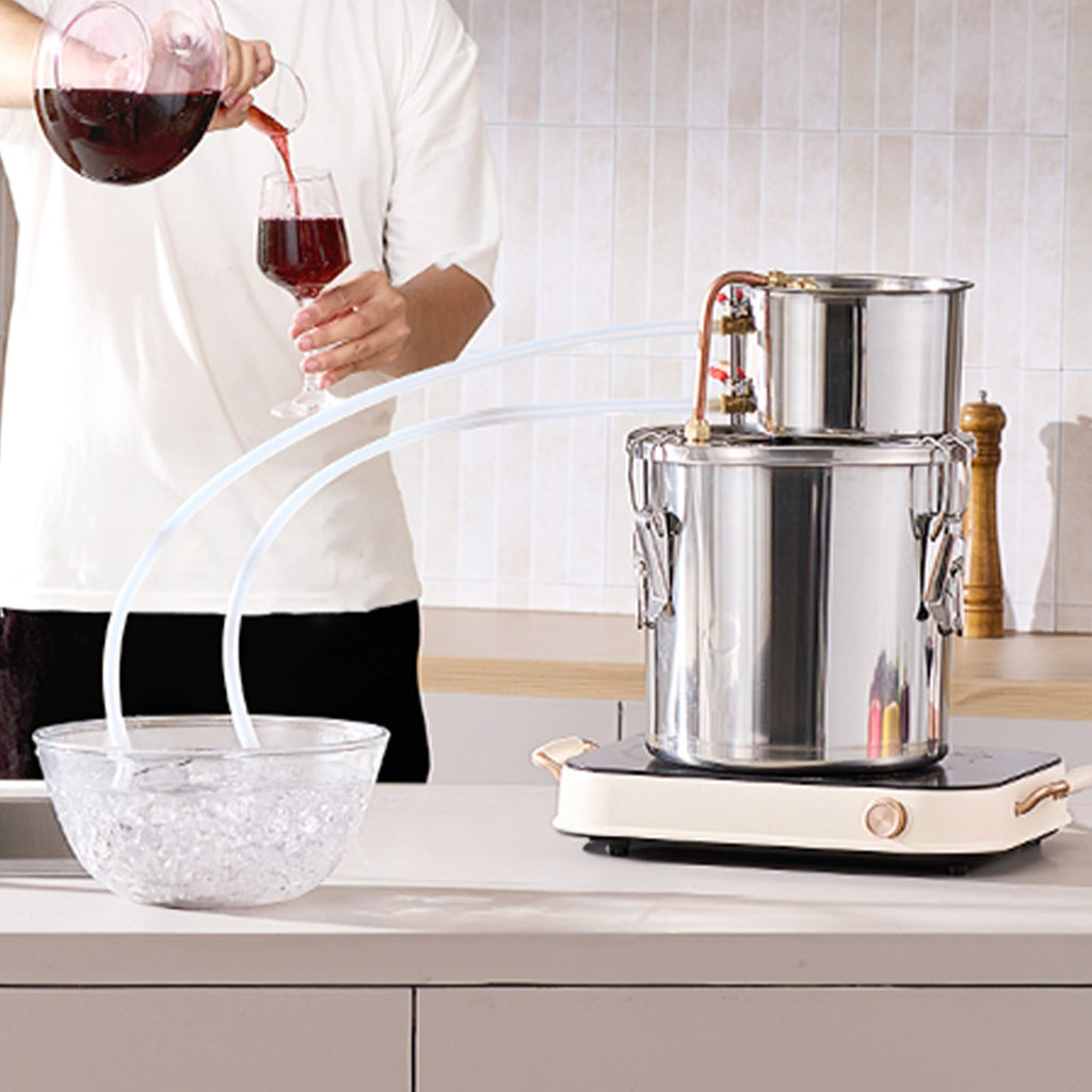 Alkoholio distiliavimo aparatas VEVOR STDB-10L, 11,4 l