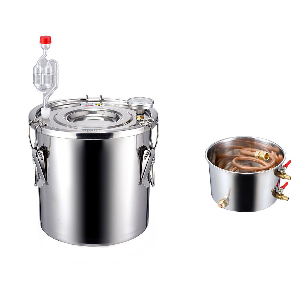 Distiliatorius VEVOR STDB-10L-U, 11,4 l talpos