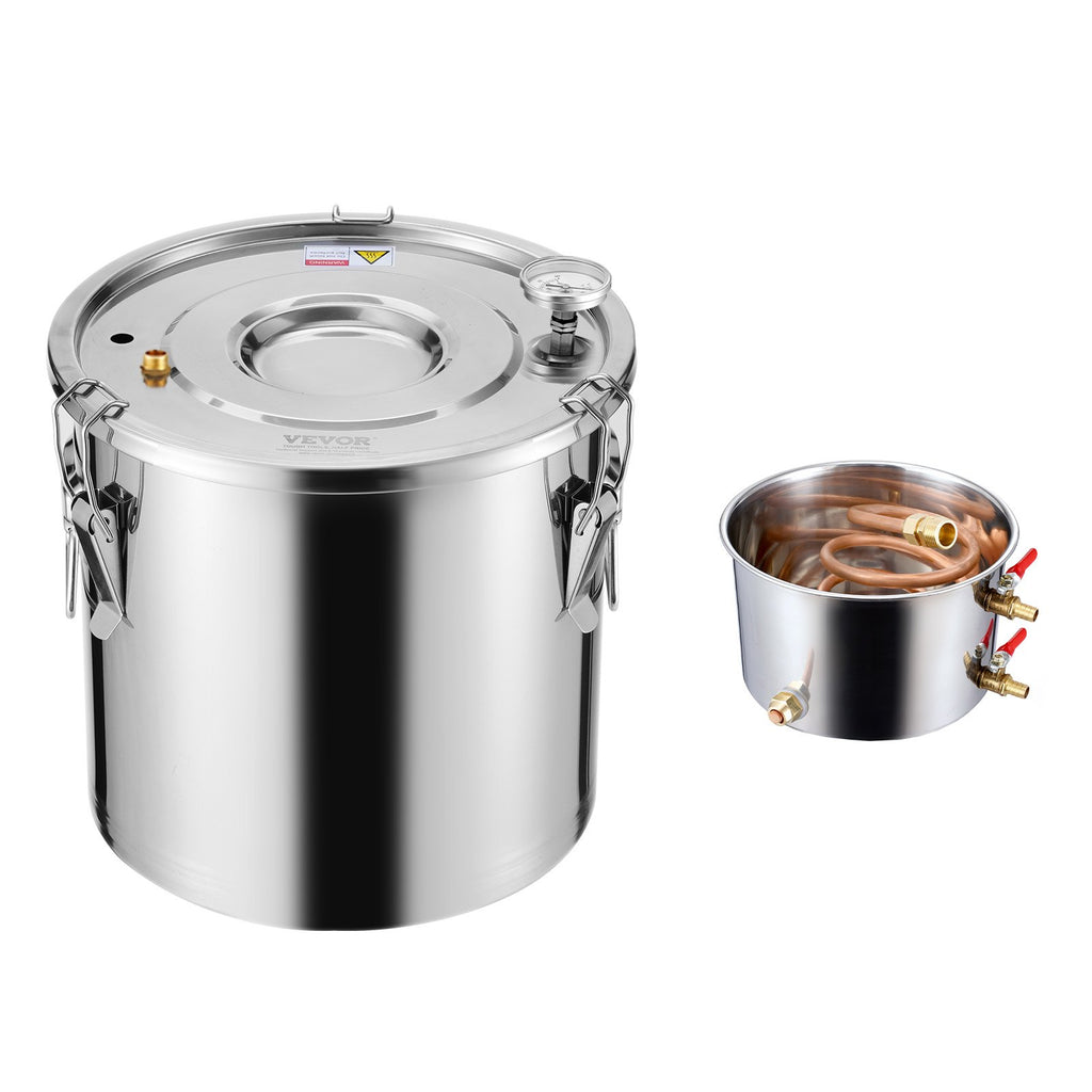 Alkoholio distiliavimo aparatas VEVOR STDB-20L, 19 l