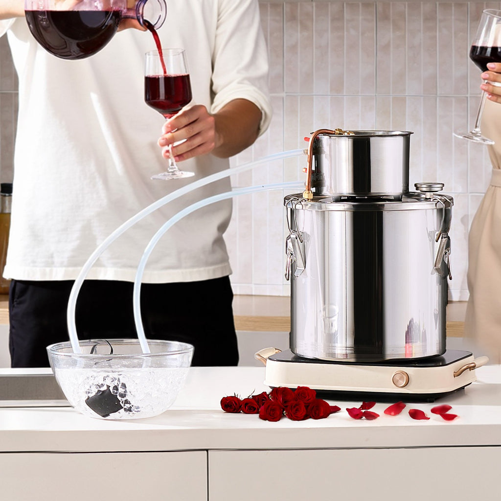 Alkoholio distiliavimo aparatas VEVOR STDB-20L-U, 19 l