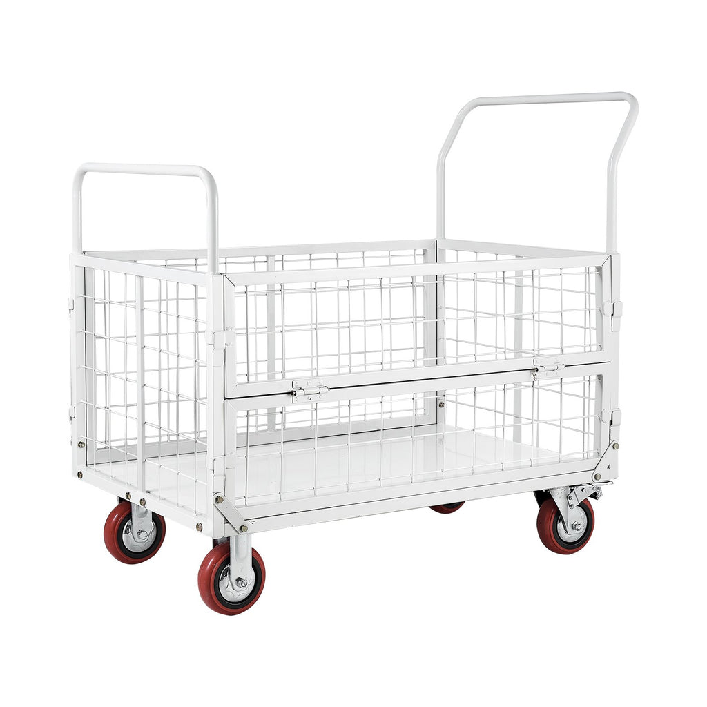 Platforminis vežimėlis su bortais VEVOR TC7010, 907 kg keliamoji galia