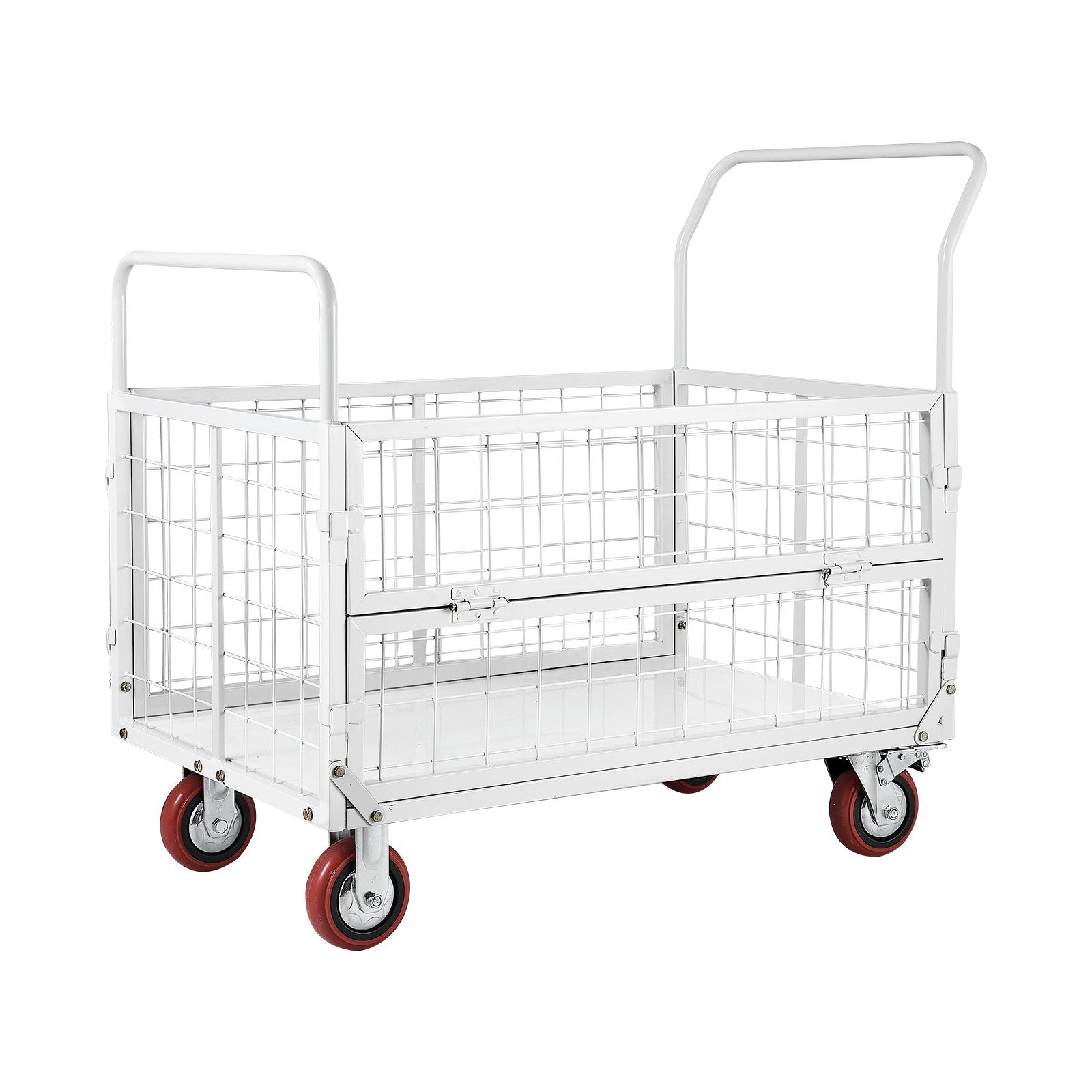 Platforminis vežimėlis su bortais VEVOR TC7010, 907 kg keliamoji galia