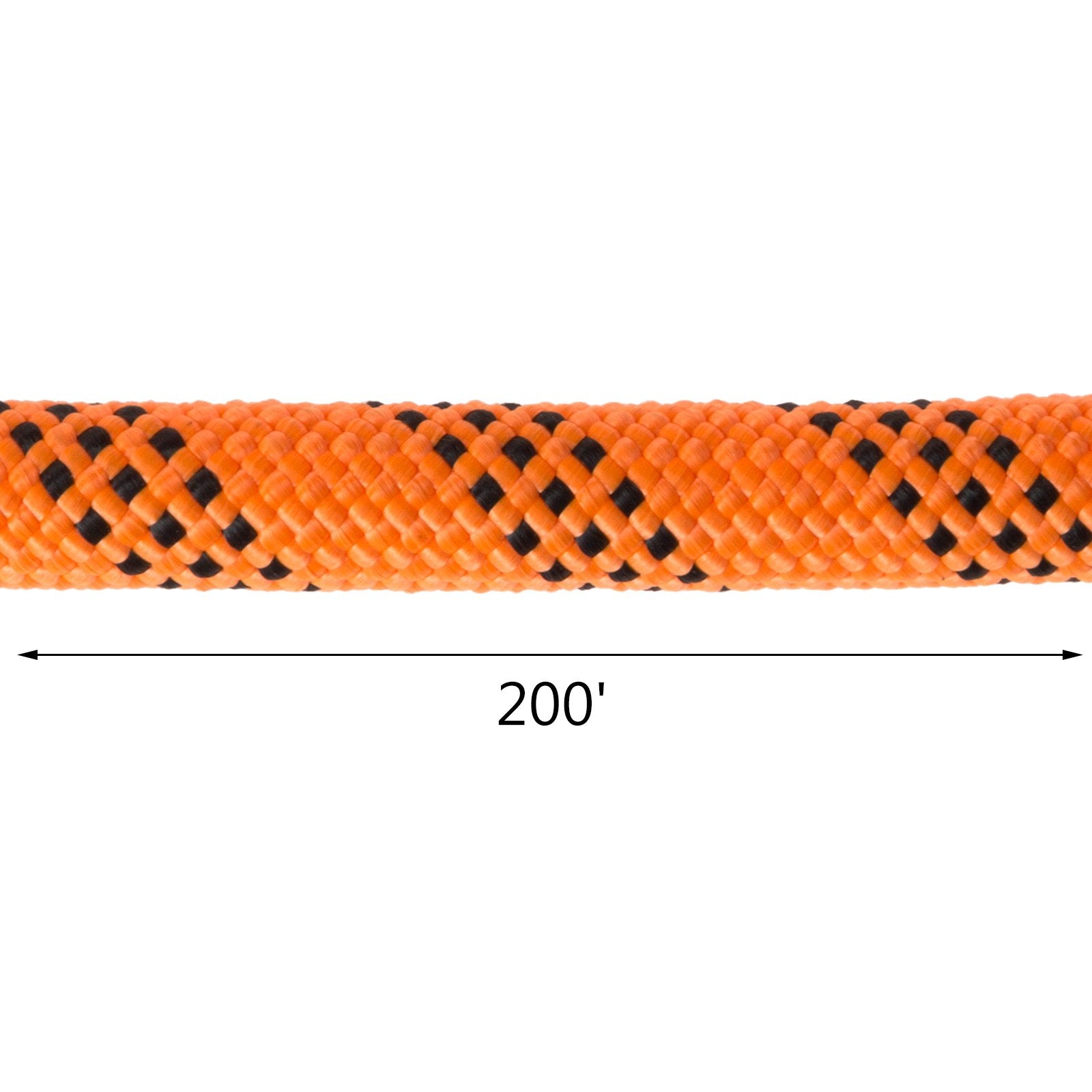 Dvigubo pynimo poliesterio virvė VEVOR, 14 mm x 61 m
