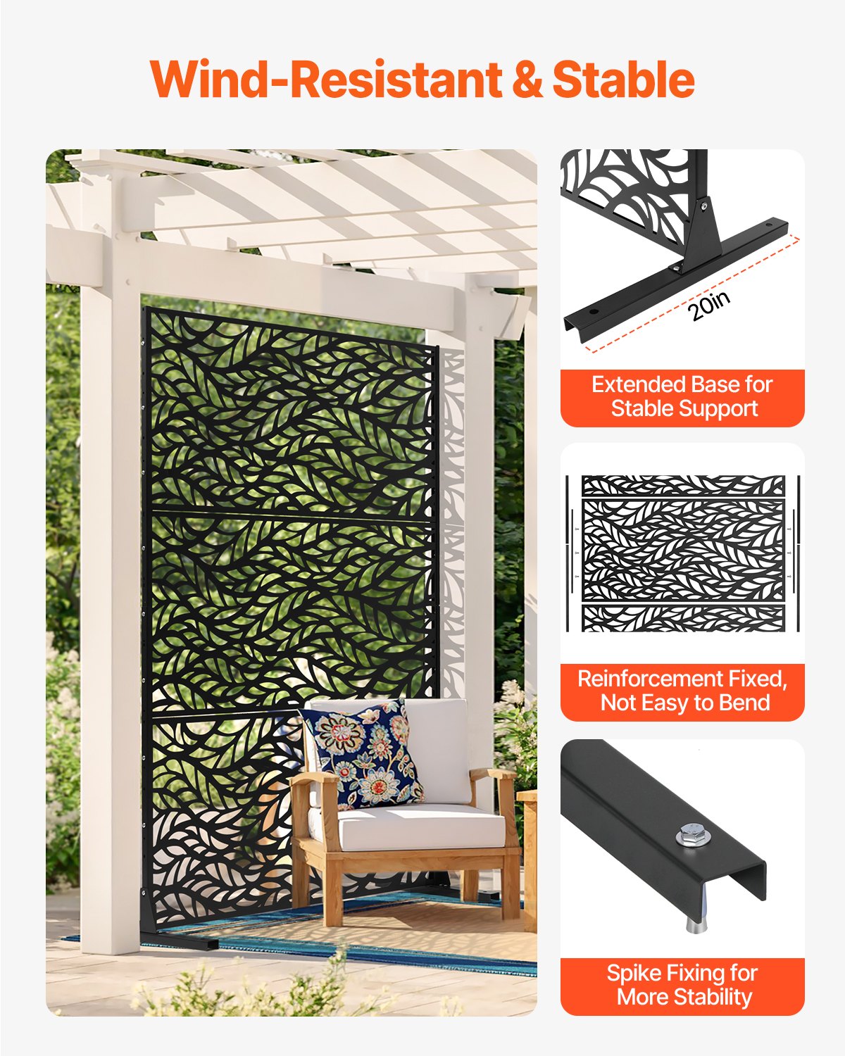 Metalo pertvara VEVOR HA-SS-04, 120 x 183 cm