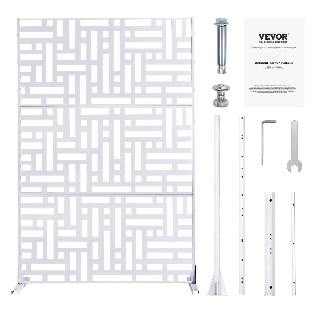 Metalinė pertvara VEVOR HA-SS-03, 120 x 193 cm