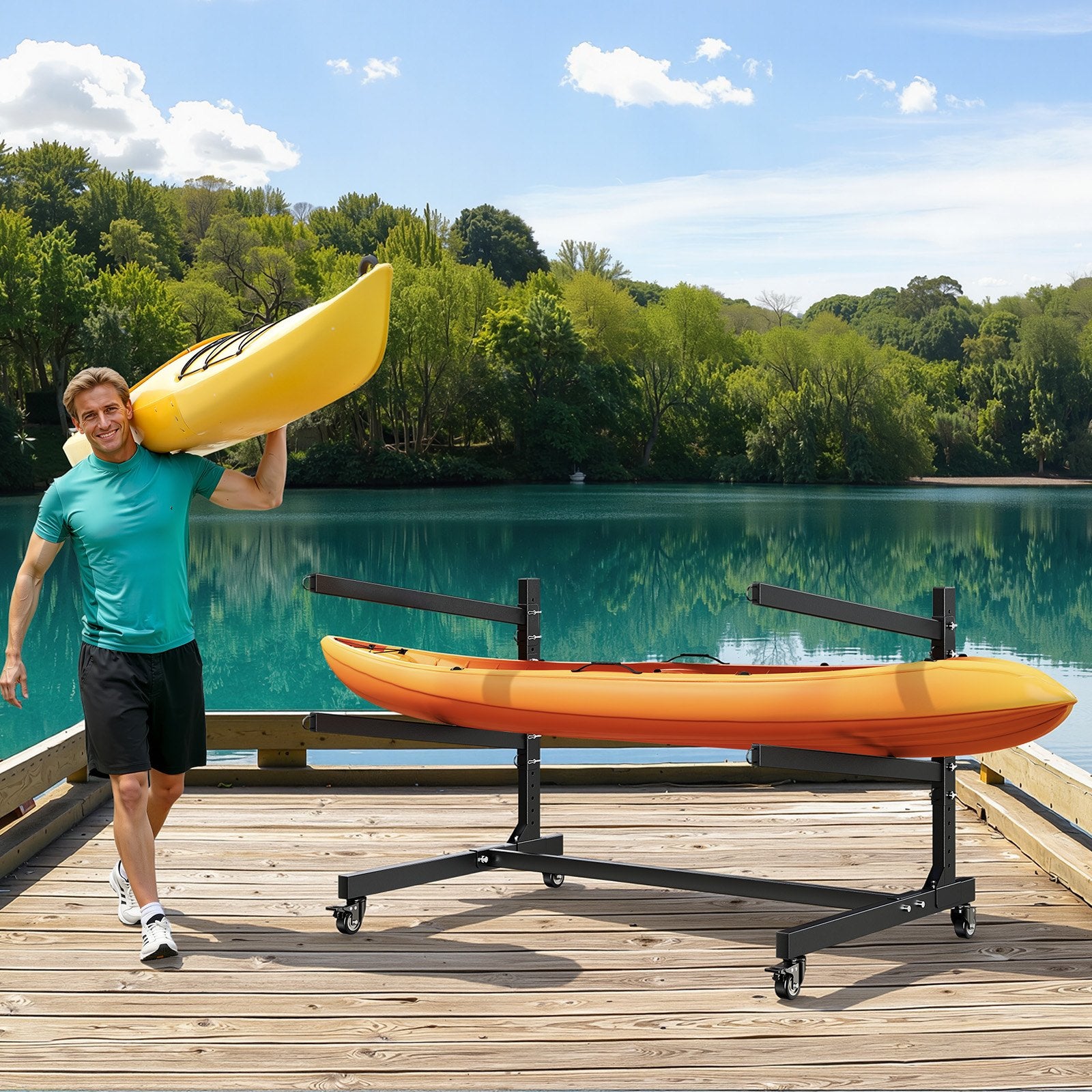 Baidarių laikiklis VEVOR JHKYS-002, 80 kg apkrova