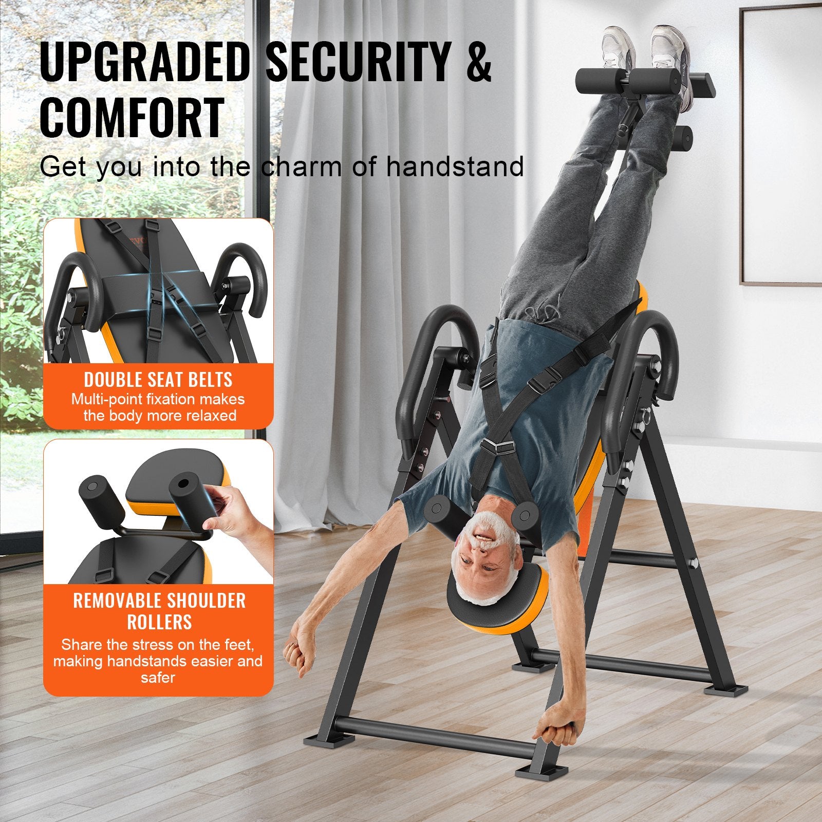 Inversinis stalas VEVOR QD002, 136 kg keliamoji galia