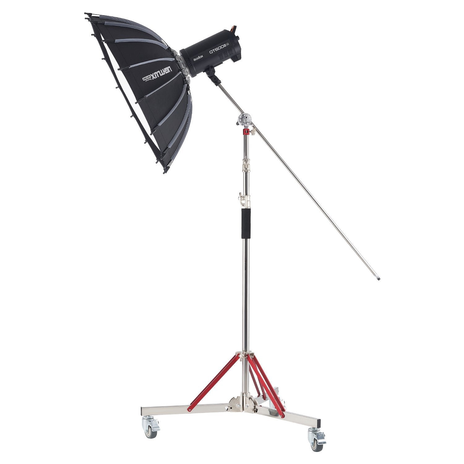 Apšvietimo stovas su ratukais VEVOR SH-HD-005, 320 cm aukštis