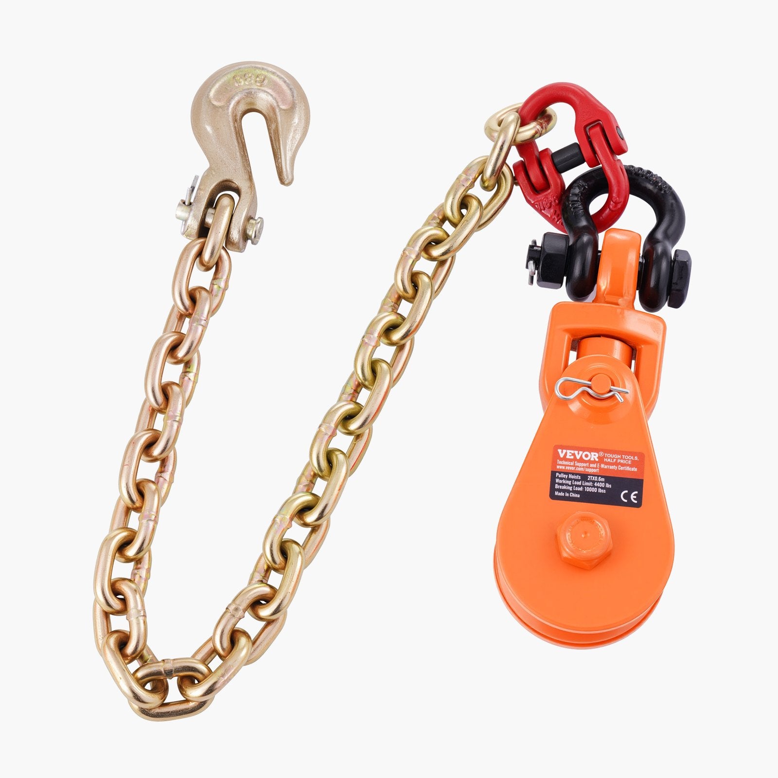 Skriemulys su grandine VEVOR 2TX0.6m, 2 tonos