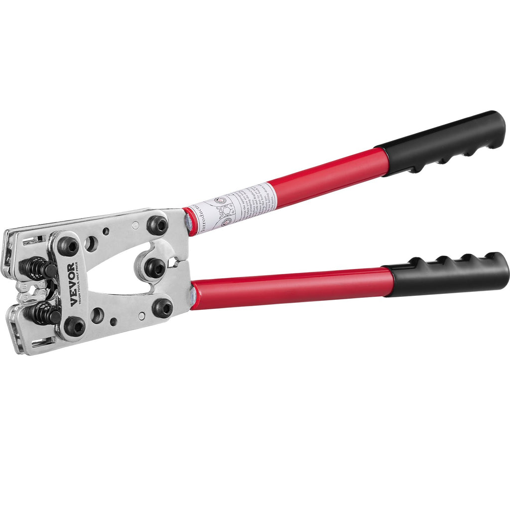 Akumuliatoriaus kabelių užspaudimo replės VEVOR HS-30R+HS-D1, 6-50 mm²