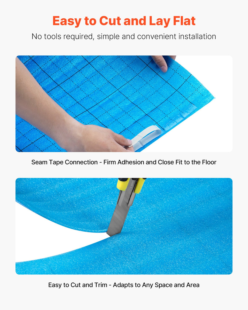 Grindų paklotas VEVOR EPE30-2, 18,6 m²