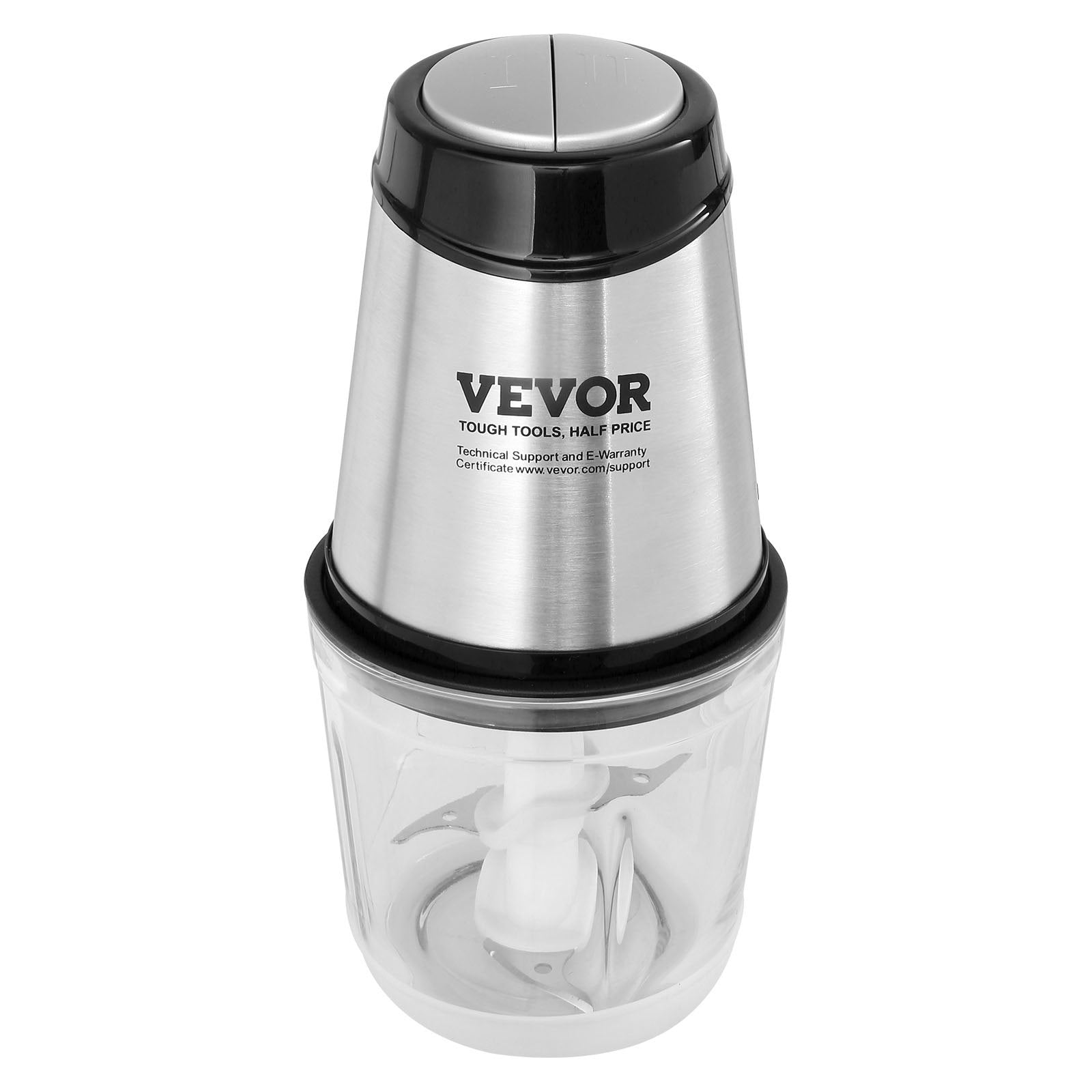 Elektrinis maisto smulkintuvas VEVOR AMJ-215E, 0,6 l talpa