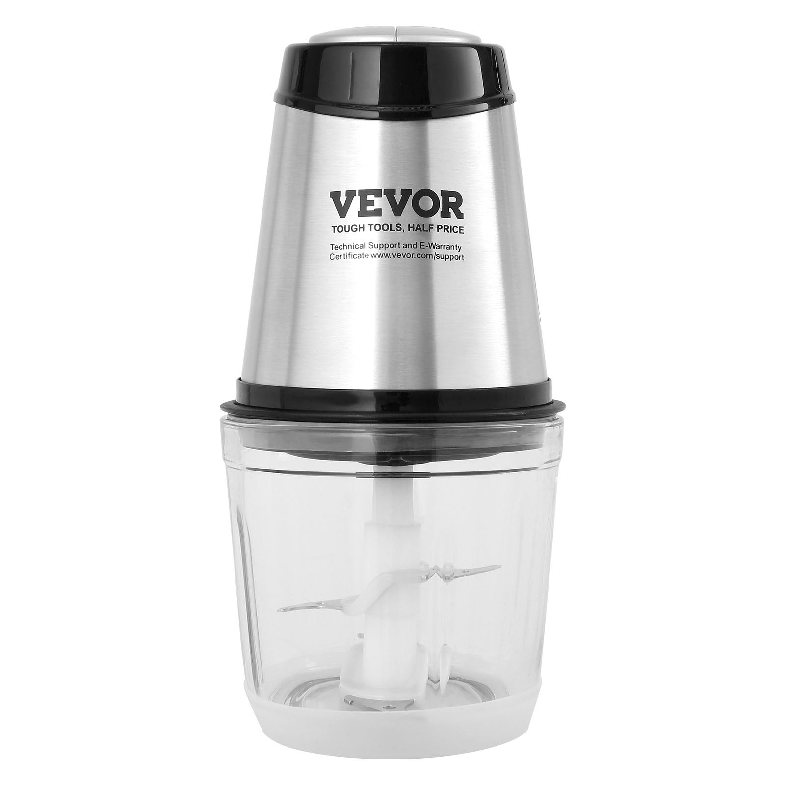Elektrinis maisto smulkintuvas VEVOR AMJ-215E, 0,6 l talpa