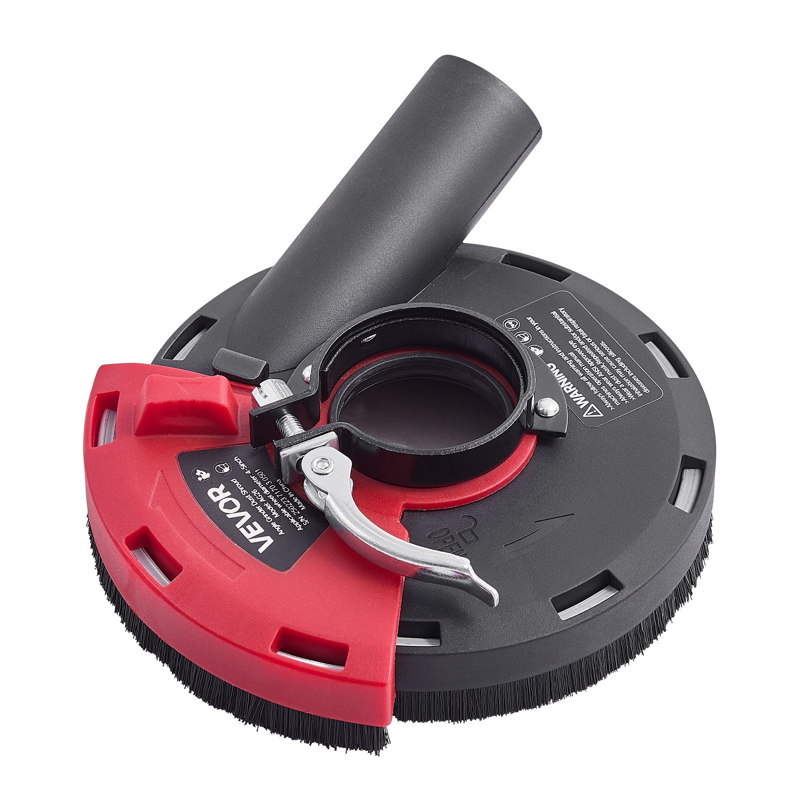 Kampinio šlifuoklio dulkių nusiurbimo gaubtas VEVOR AG26-1, 100–125 mm
