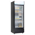 Komercinis gėrimų šaldytuvas-vitrina VEVOR XLS-365WG, 345 l
