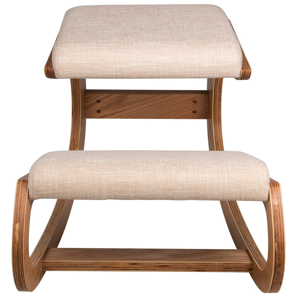 Ergonominė klūpėjimo kėdė VEVOR White Oak, 100 kg apkrova