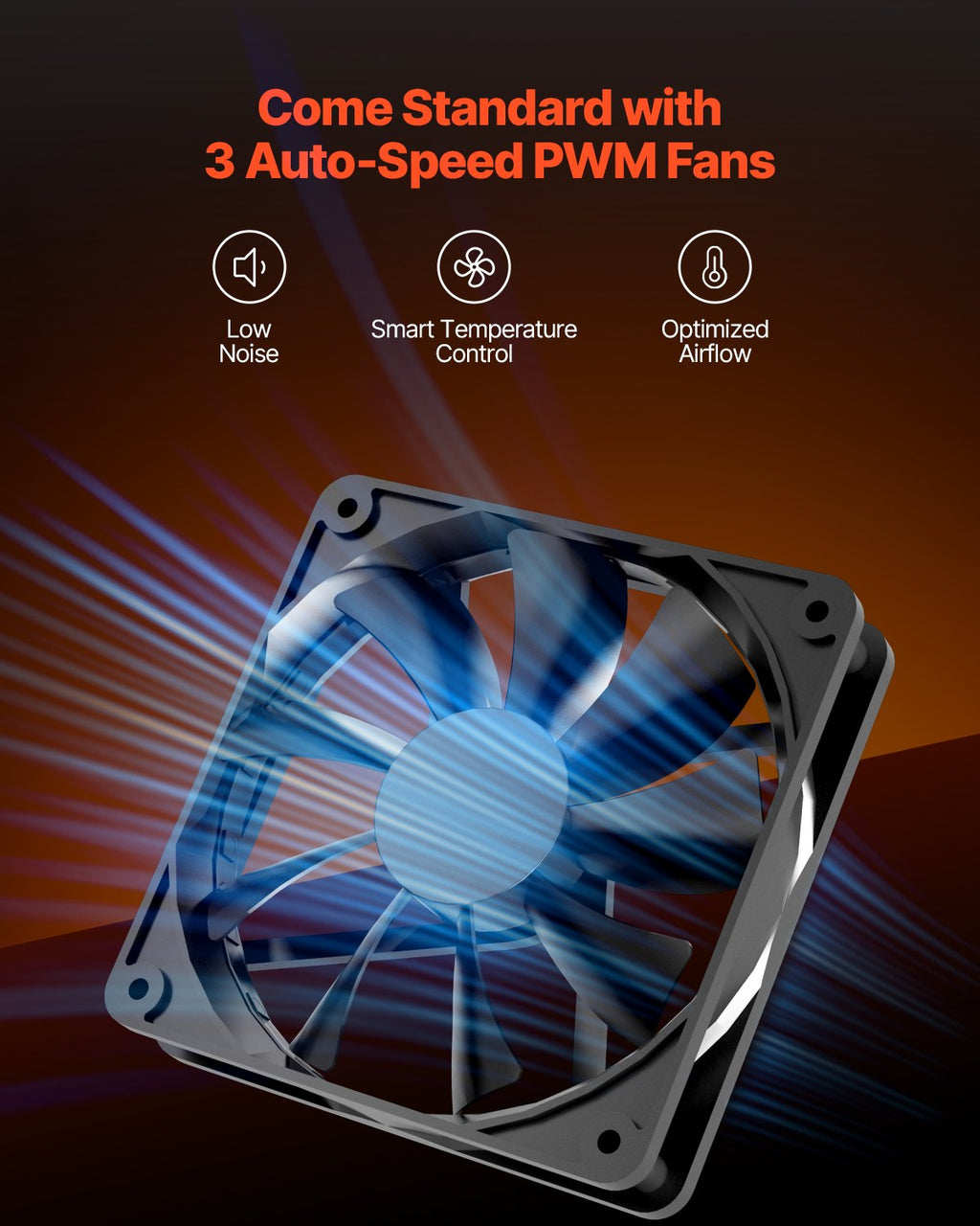 Kompiuterio korpusas VEVOR 230B, Full-Tower