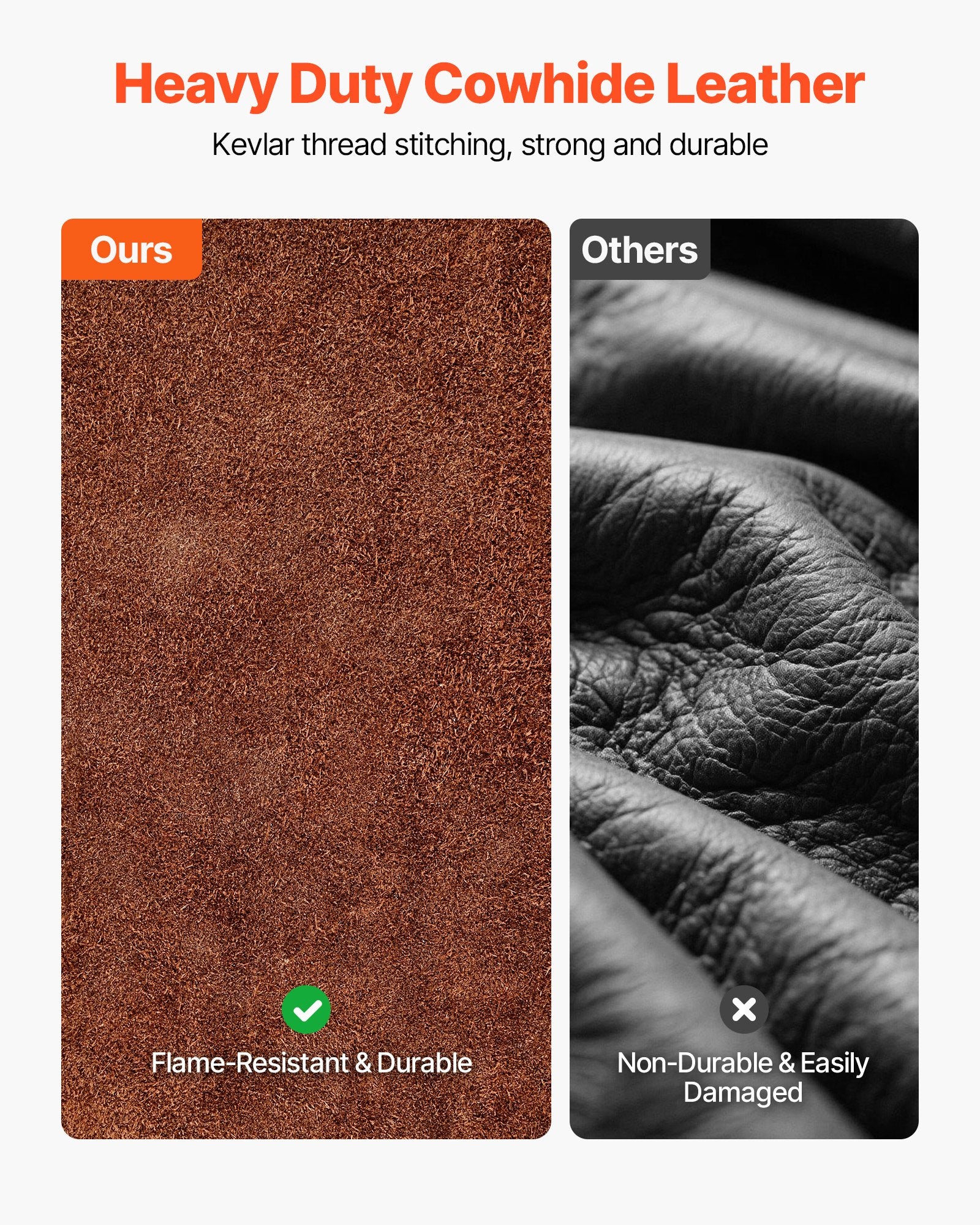 Odinis suvirinimo švarkas-pelerina VEVOR AP-7188, L dydis