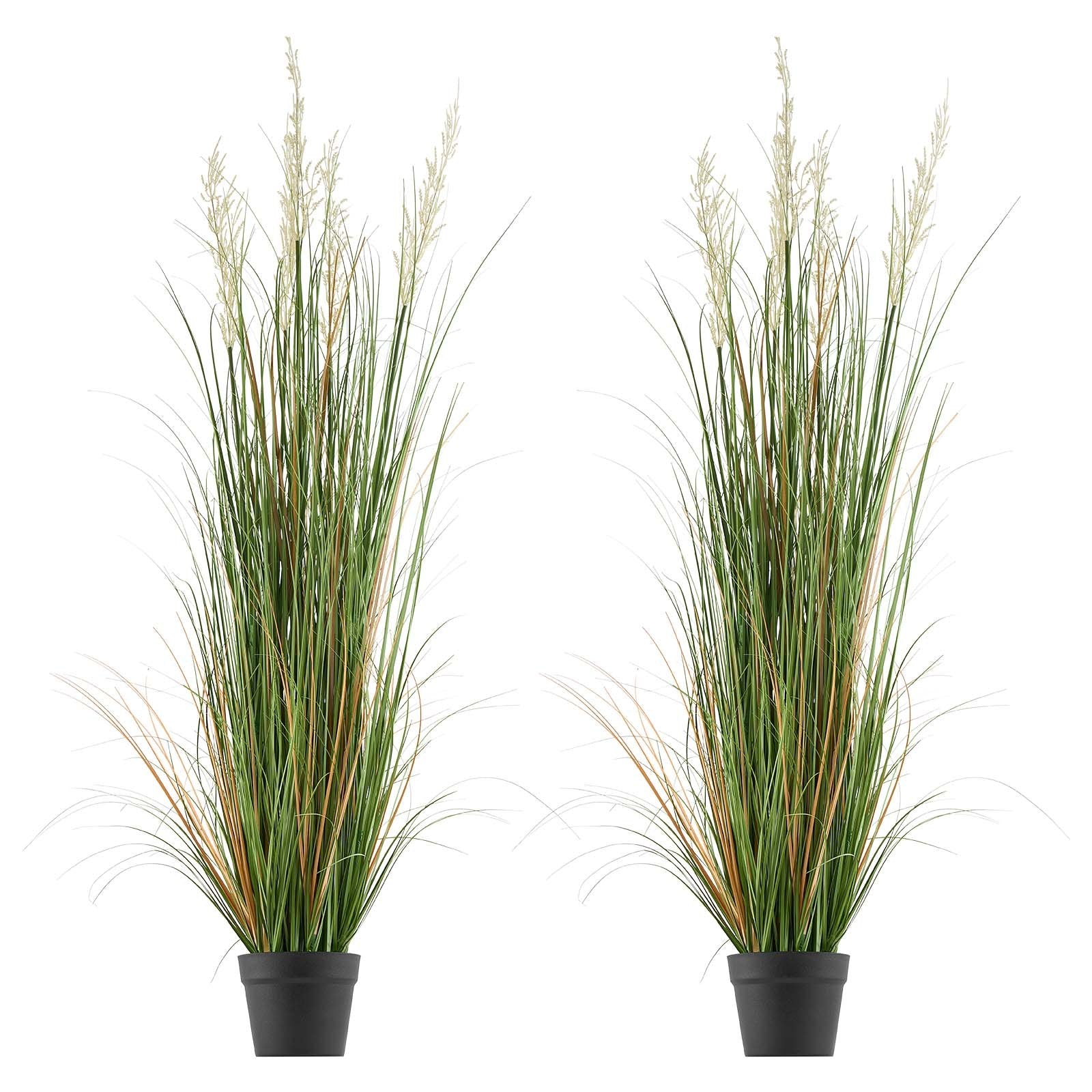 Dirbtinė nendrinė žolė VEVOR SS003, 119 cm (2 vnt.)