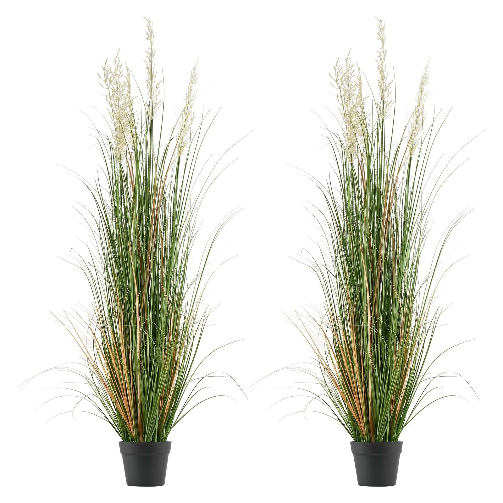 Dirbtinė nendrinė žolė VEVOR SS003, 119 cm (2 vnt.)