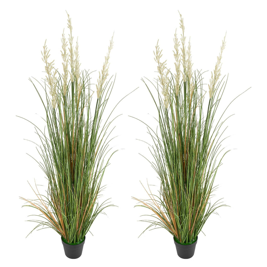Dirbtinė nendrinė žolė VEVOR SS002, 150 cm (2 vnt.)