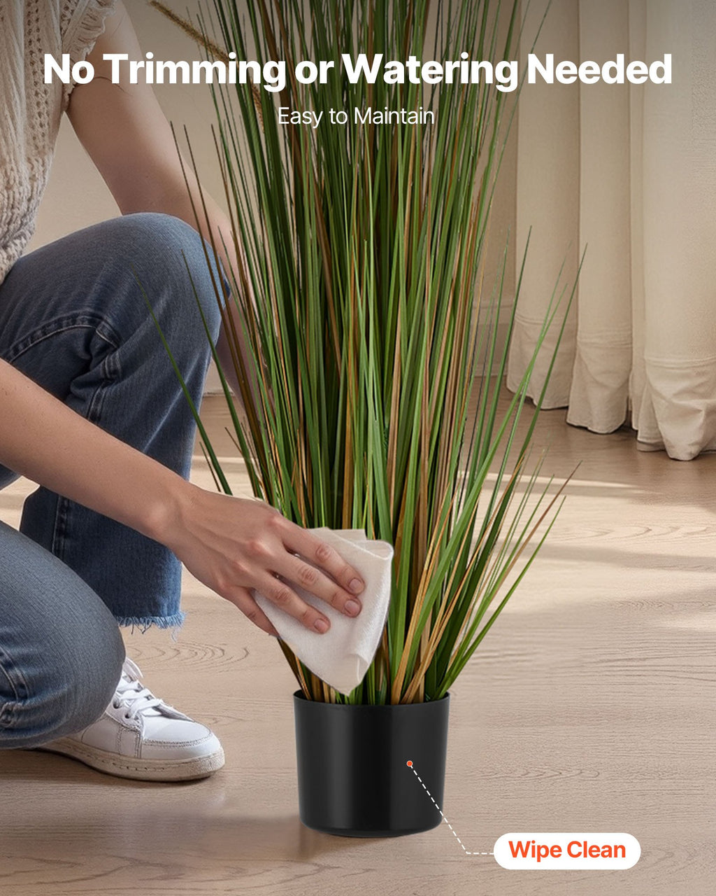 Dirbtinis augalas VEVOR SS004, 119 cm (2 vnt.)