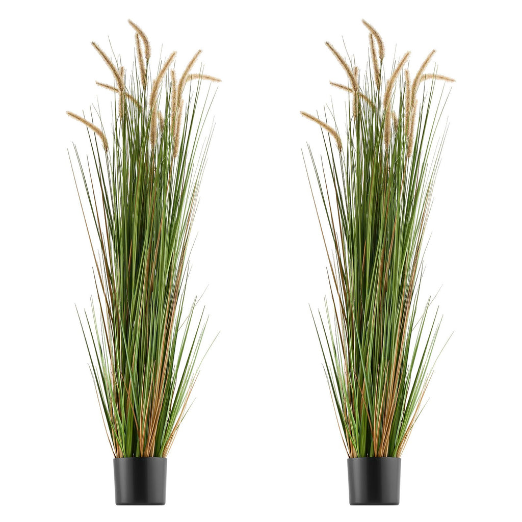 Dirbtinė nendrinė žolė VEVOR SS005, 150 cm (2 vnt.)