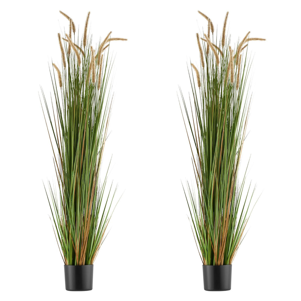 Dirbtinė nendrinė žolė VEVOR SS005, 150 cm (2 vnt.)