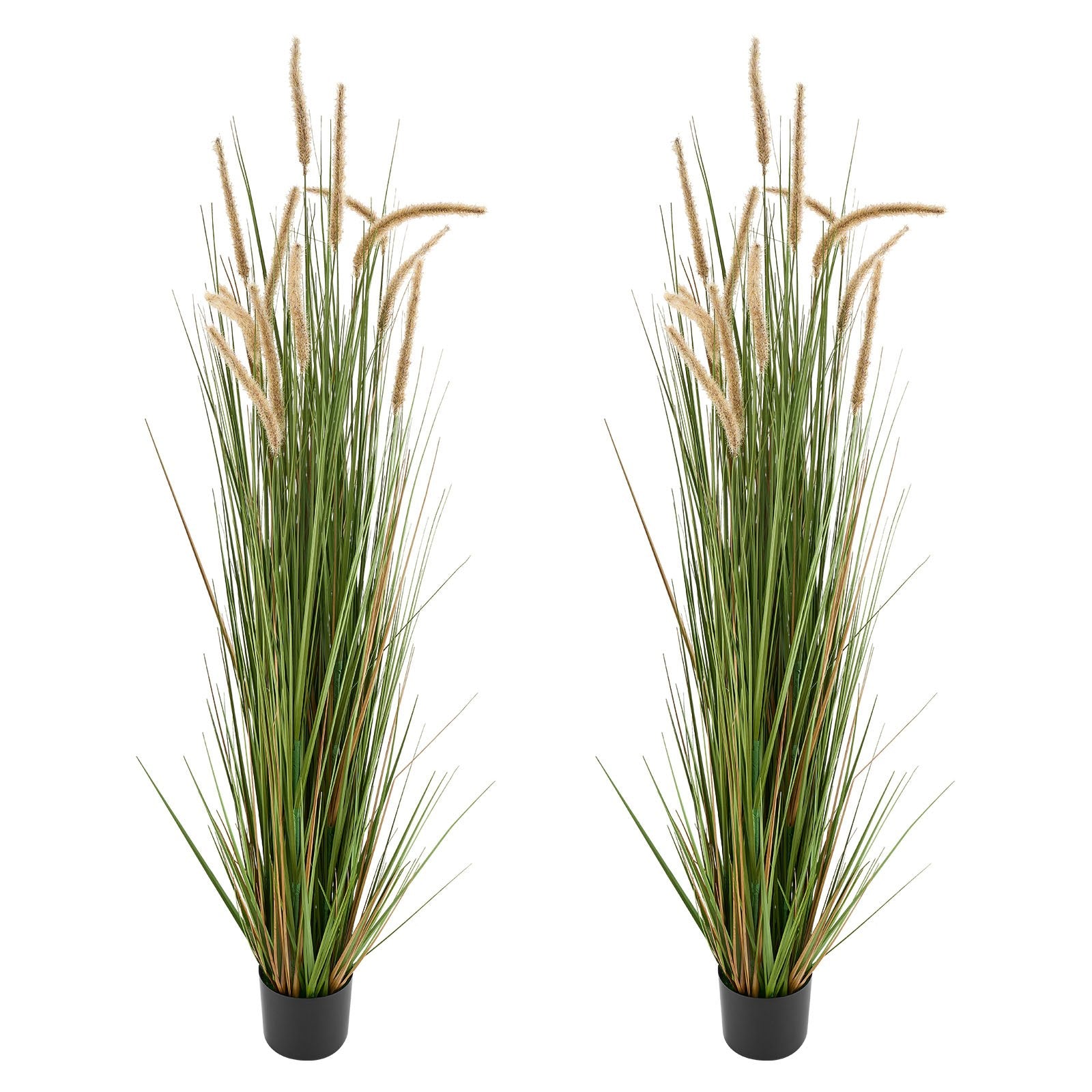 Dirbtinė nendrinė žolė VEVOR SS005, 150 cm (2 vnt.)