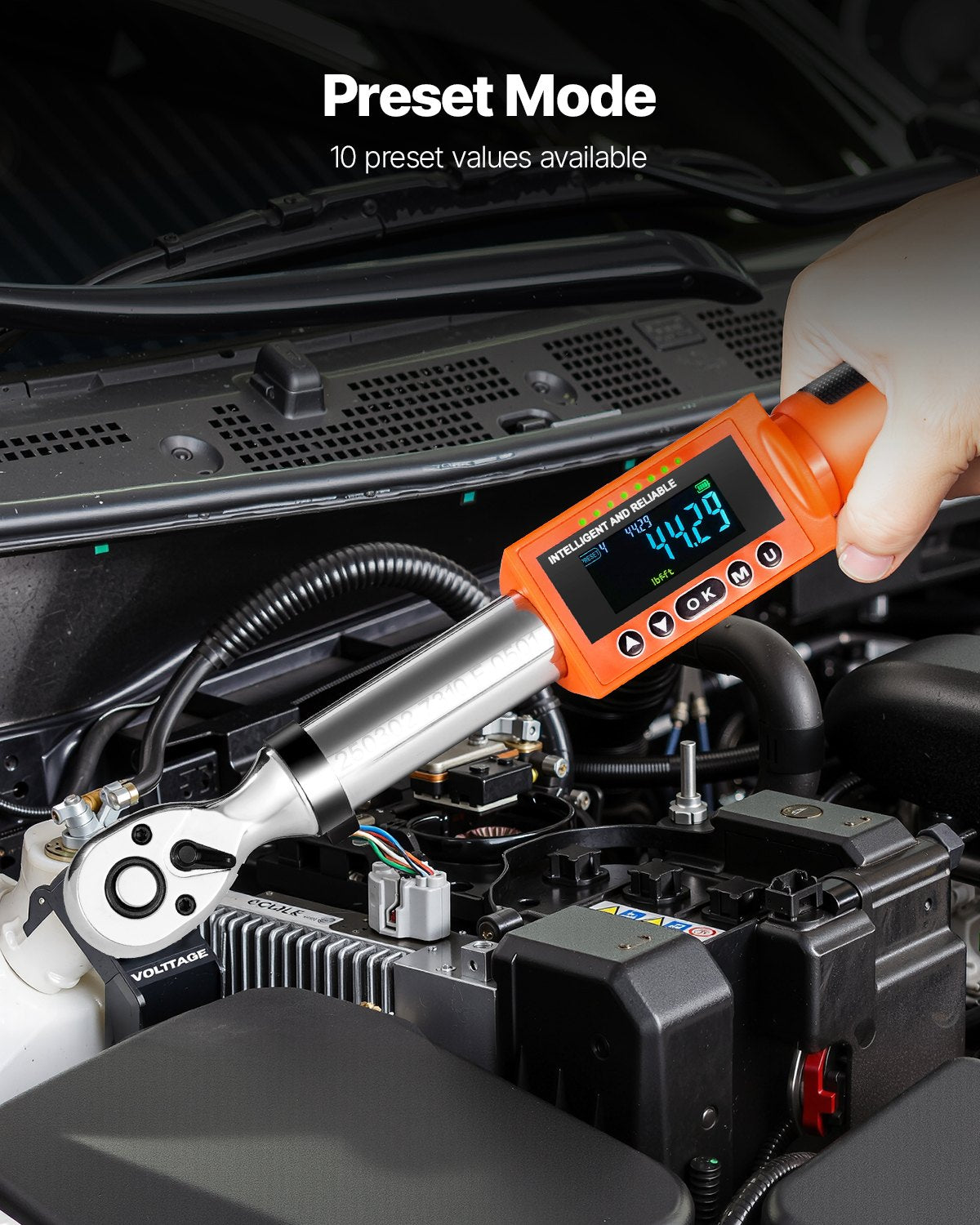 Skaitmeninis dinamometrinis raktas VEVOR SX11100, 0-135 N.m
