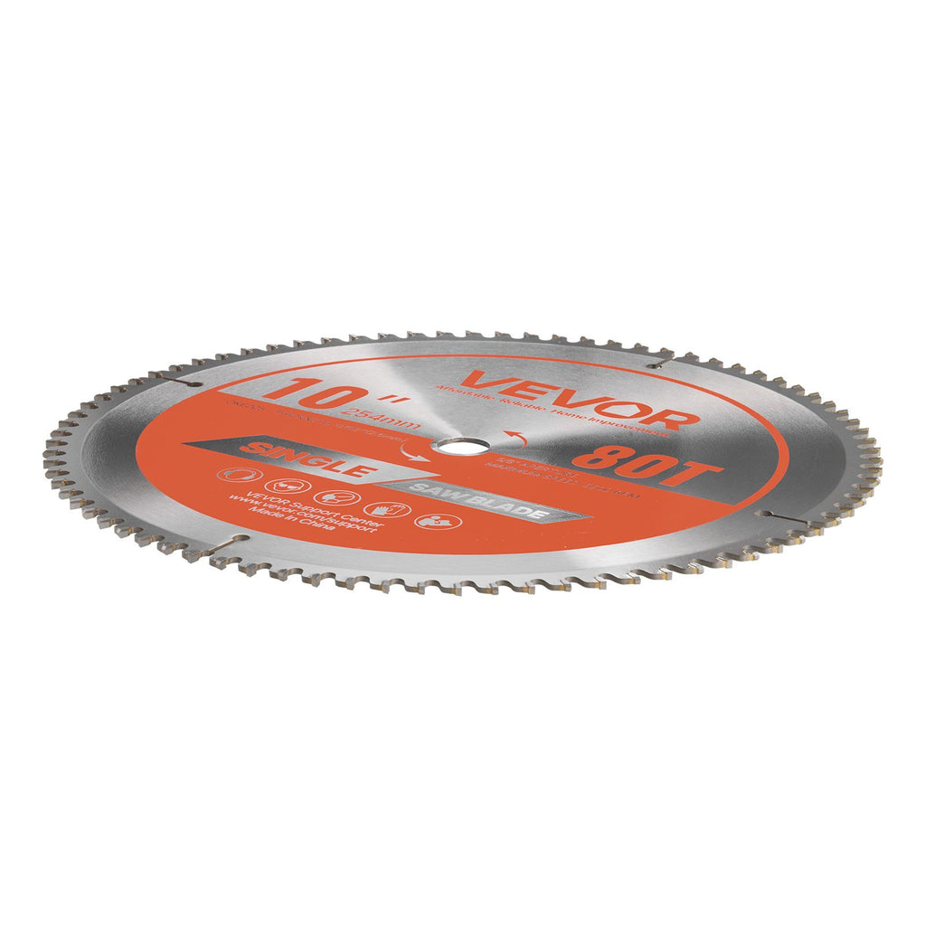 Diskinio pjūklo diskas VEVOR 254*2.6*15.875-80T, 254 mm skersmuo