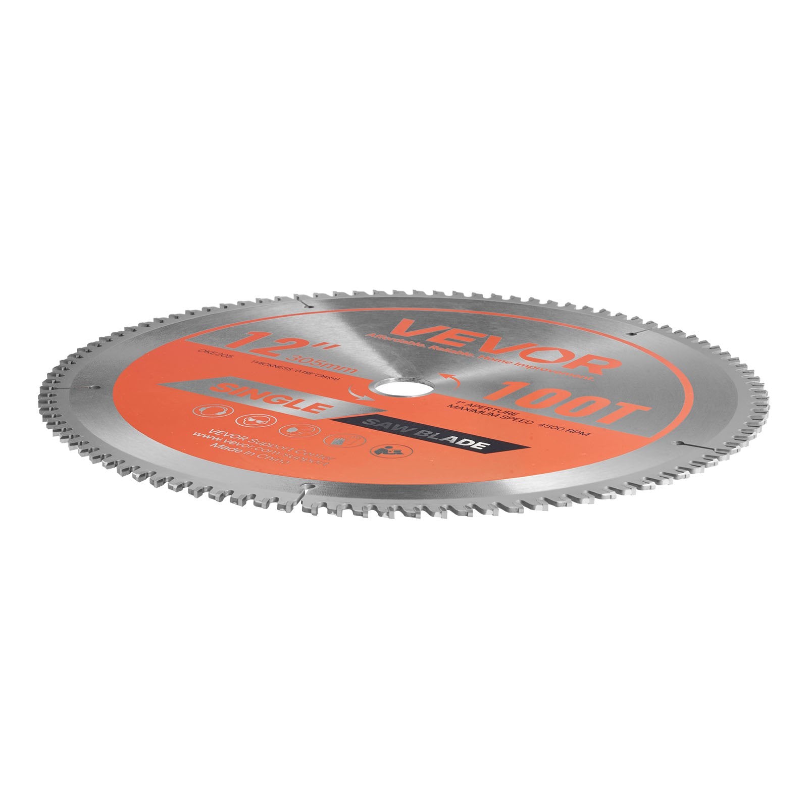 Diskinis pjūklas metalui VEVOR 305*3.0*25.4-100T, 305 mm