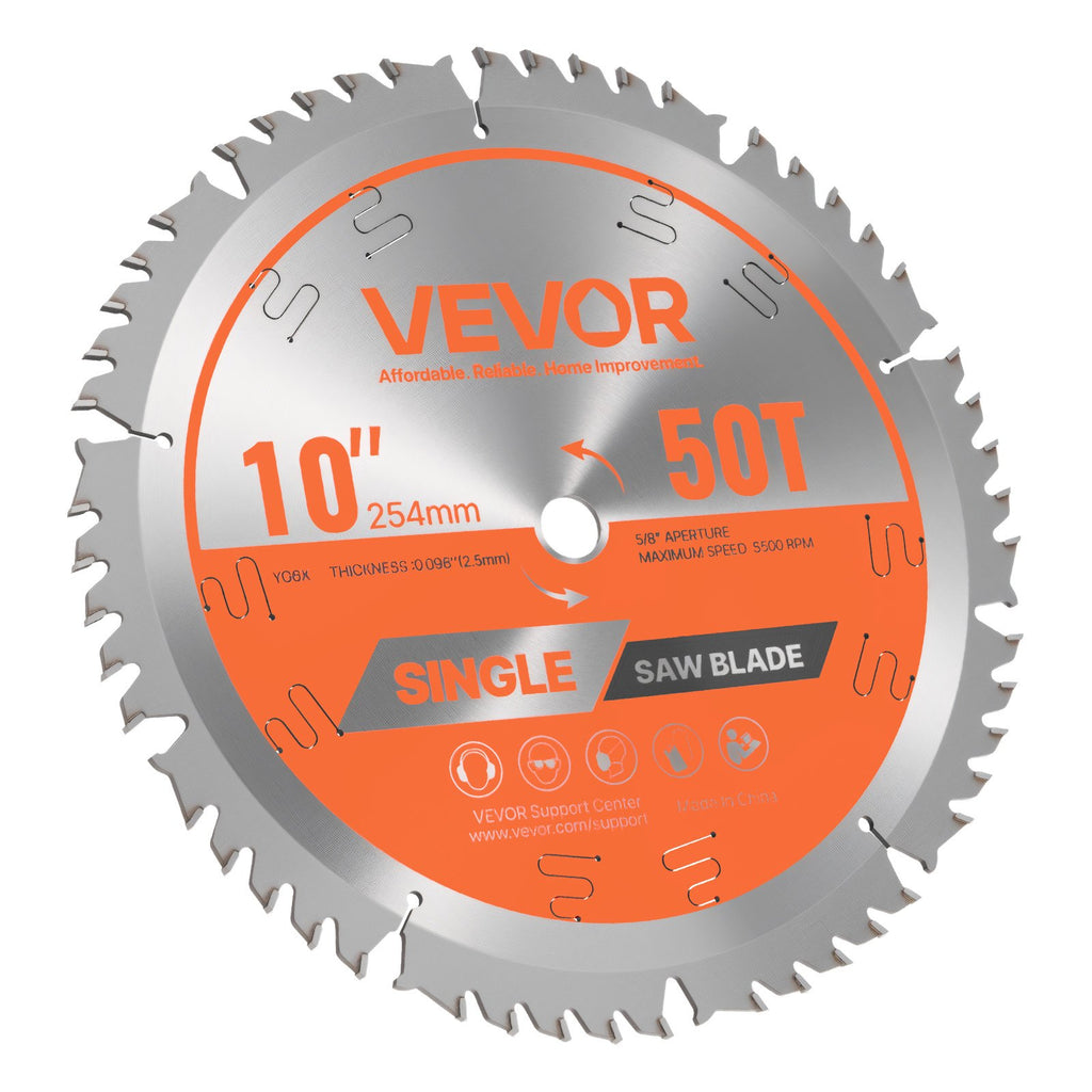 Diskinis pjūklas medžiui VEVOR 254*2.5*15.875-50T, 254 mm skersmens
