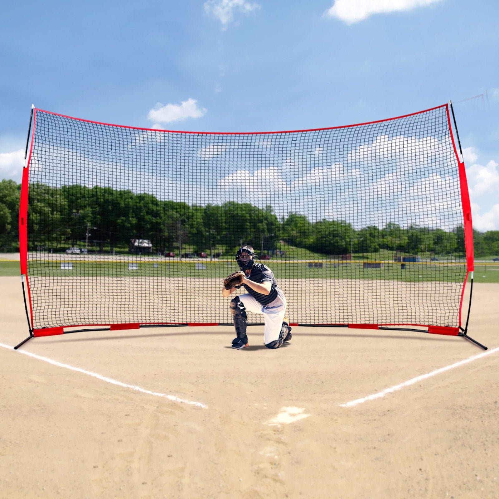 Apsauginis sporto tinklas VEVOR SSPDYBQ005, 4,8 x 3 m