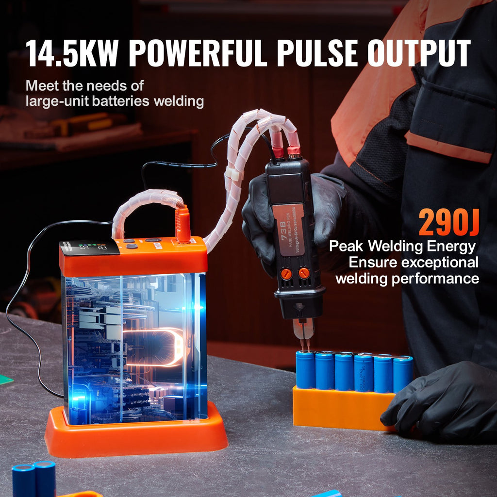 Akumuliatorių taškinio suvirinimo aparatas VEVOR 801D, 14.5 kW