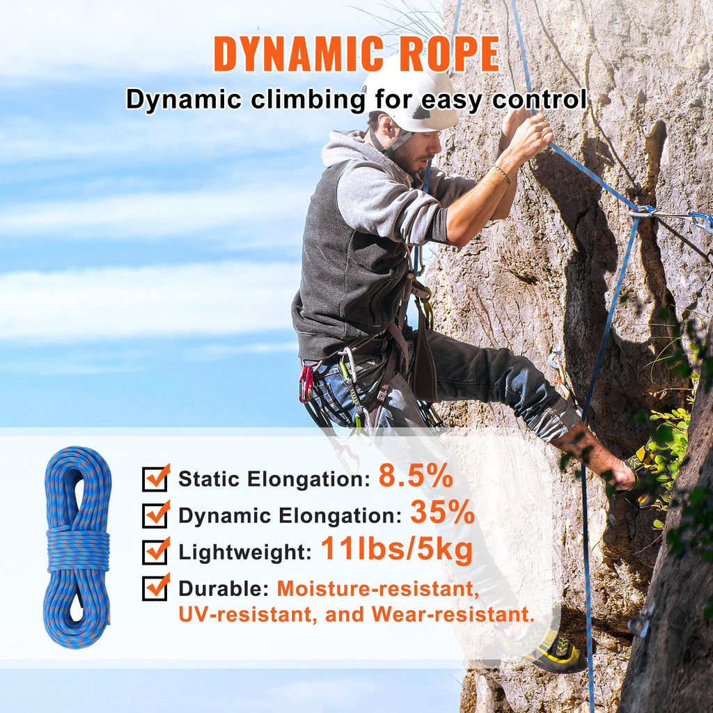 Dinaminė laipiojimo virvė VEVOR ROPE-D-102-230, 70 m