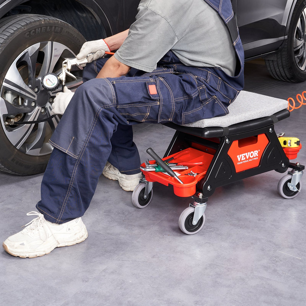 Mechaniko kėdė VEVOR BLC9010, 136 kg keliamoji galia