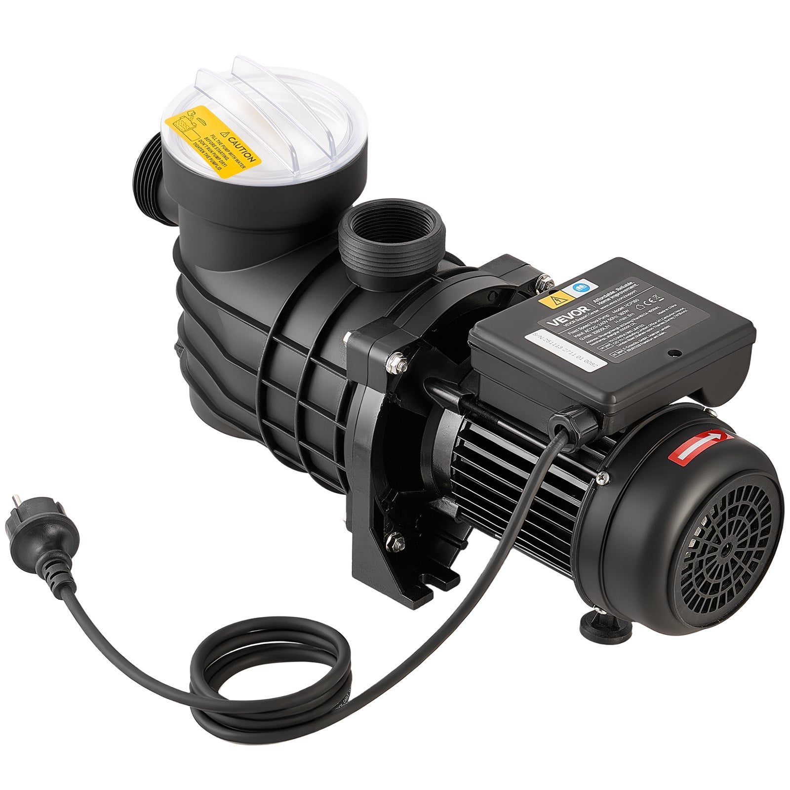 Antžeminių baseinų siurblys VEVOR HCP180, 180 W