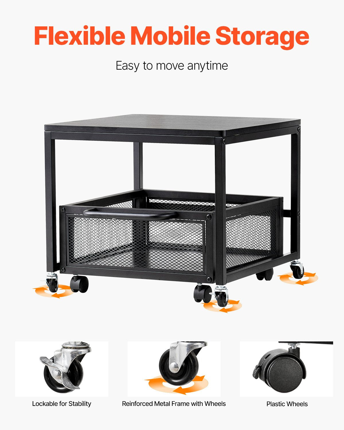 Mini šaldytuvo stovas VEVOR YNS-04, 90 kg apkrova