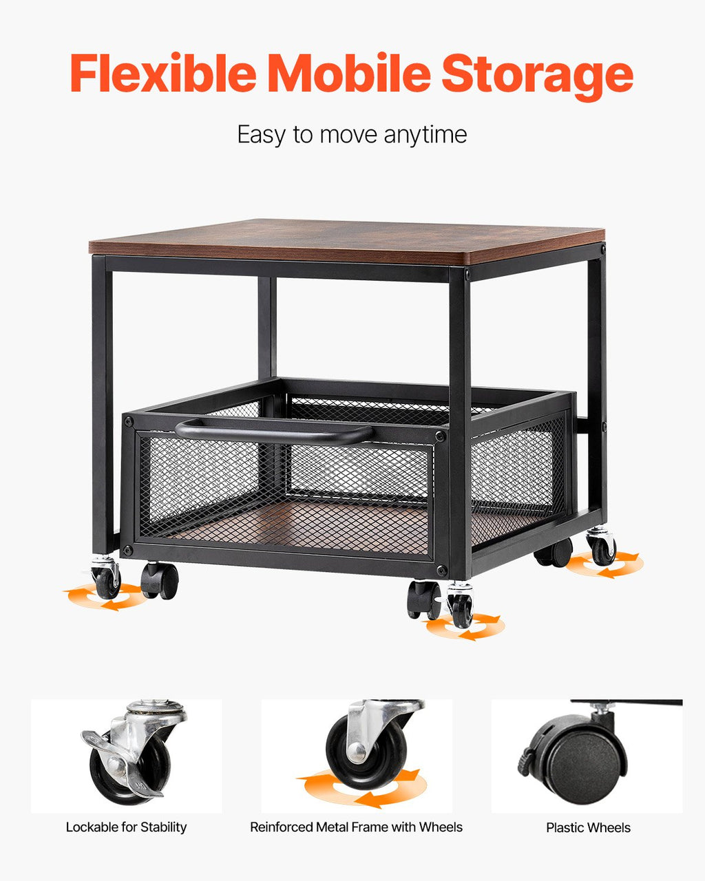 Mini šaldytuvo stovas VEVOR YNS-06, 90 kg apkrova