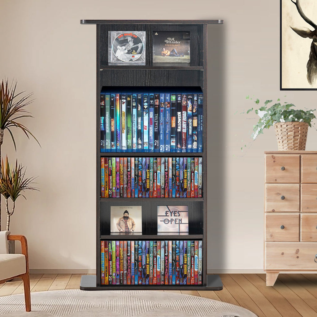 Medijos laikymo spinta VEVOR KLDS-02, 5 lentynos, iki 240 CD