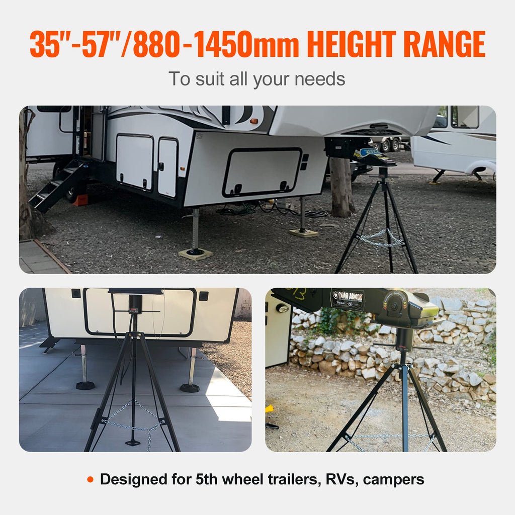 Balninės jungties trikojis stabilizatorius VEVOR RV-5TH-5000, 2268 kg keliamoji galia
